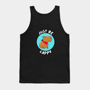 Just Be Cappy | Capybara Pun Tank Top